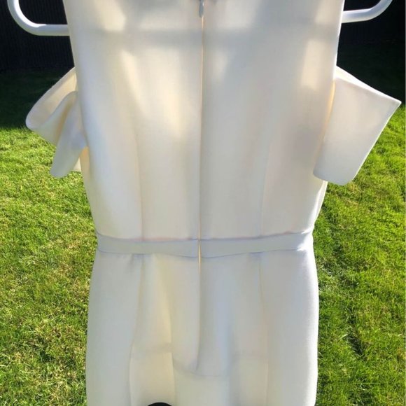 BCBG White Cocktail Dress in white (worn twice) - Picture 3 of 4